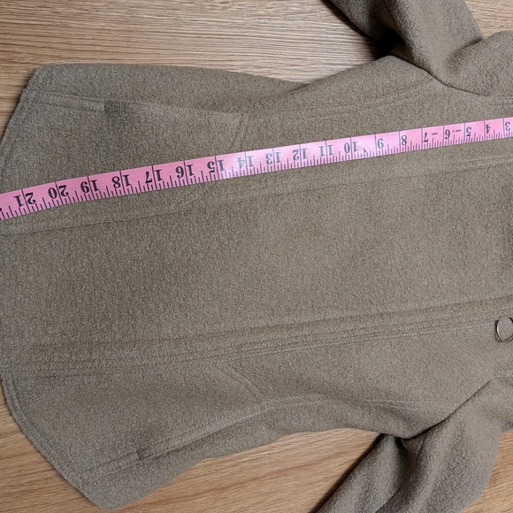 Akris Punto Tan Moto Jacket. Boiled Wool Tailored. Sz 2 - Picture 7 of 9